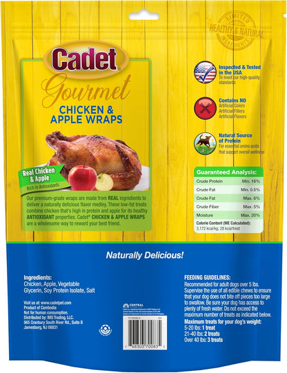 Gourmet Chicken & Apple Wrapped Dog Treats 28 Oz.