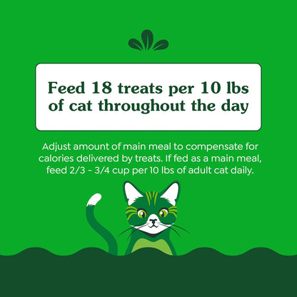 FELINE  SMARTBITES Hairball Control Crunchy and Soft Natural Cat Treats, Chicken Flavor, 16 Oz. Tub